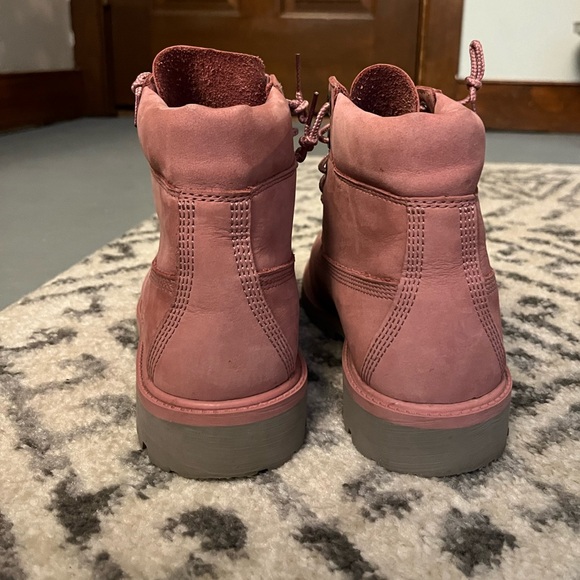 Pink Timberland Work Boots - Picture 3 of 8